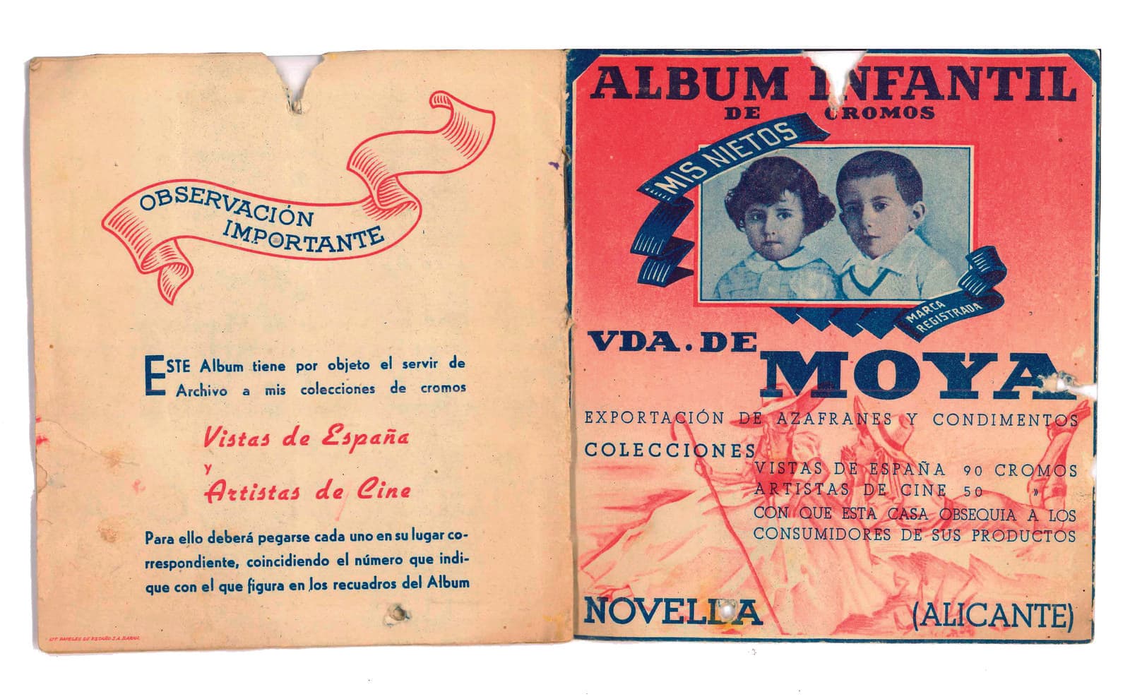 Álbum de cromos infantil