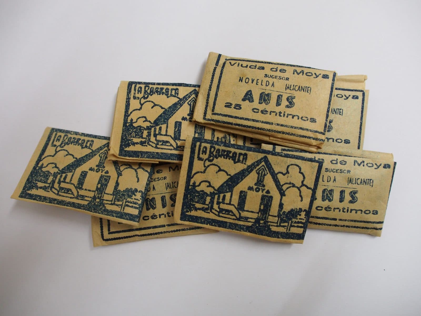 Carteritas de Anís, década de 1940