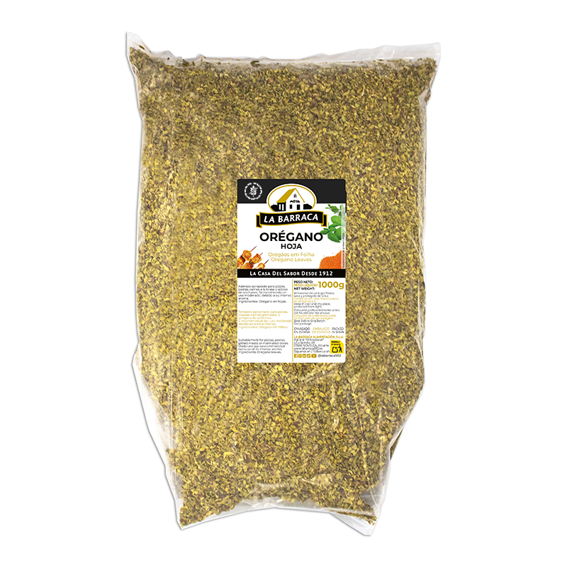 Orégano Hoja Bolsa 1000g