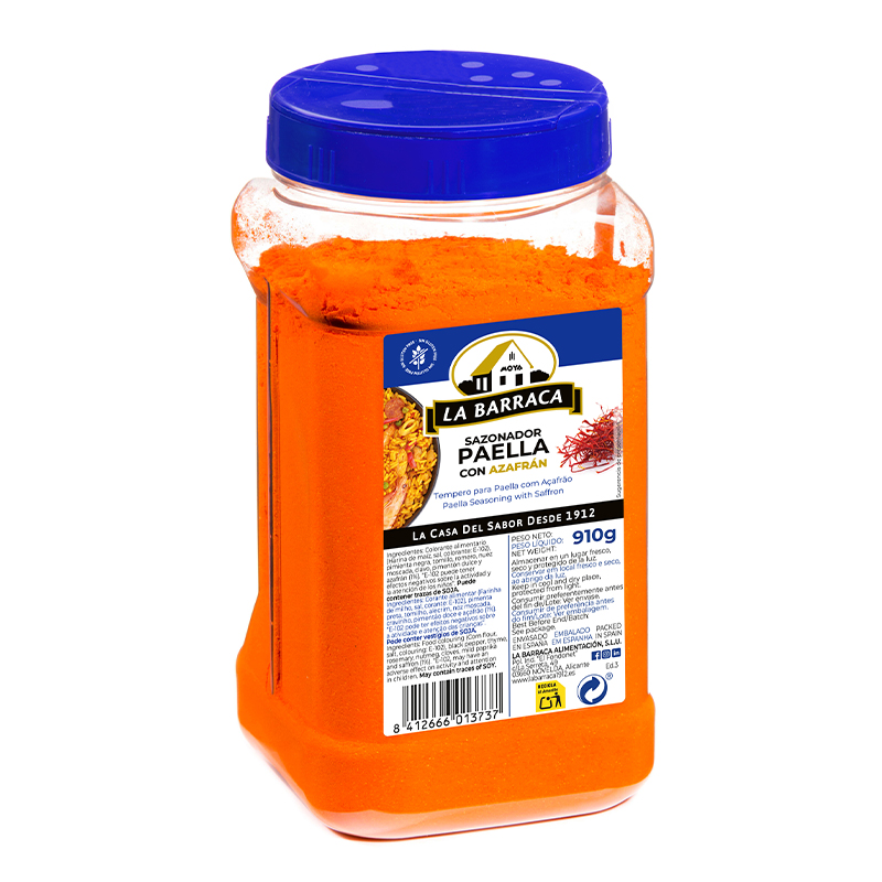 Sazonador Paella con Azafrán 910g